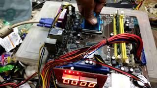 Asus no display motherboard repairing with debug card code