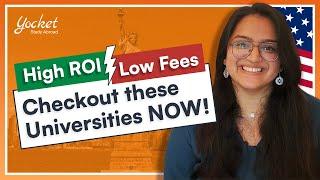 9 Top Universities for MS in US (Low Fees & High ROI) | Best Universities in US for Masters | Yocket