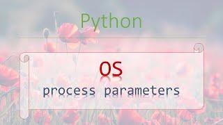 Python Modules #7.2: OS - Process Parameters. How to manipulate with processes?