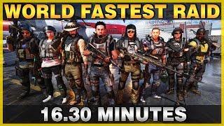 The Division 2 | World Record Raid Run 16.30 min