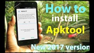 How to install apktool in android apktool x,latest version