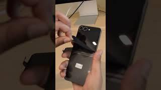 Samsung Galaxy Z Flip 6 Crated Black Unboxing For GameResearch #samsunggalaxy #galaxyzflip6 #shorts