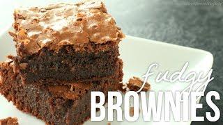 Homemade Fudgy Brownies!! How to Make Fudge Brownie Recipe