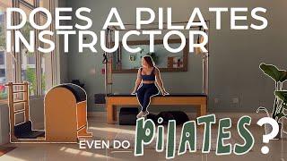 VLOG: WEEK IN THE LIFE OF A PILATES INSTRUCTOR | a pilates teachers' weekly fitness & health routine