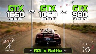 GTX 980 vs GTX 1060 vs GTX 1650 | GPUs War