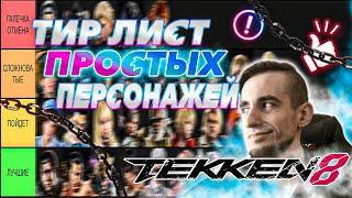 Тир лист простых и сложных персонажей Теккен 8 | ByShao