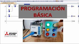 Programación básica en PLC Mitsubishi