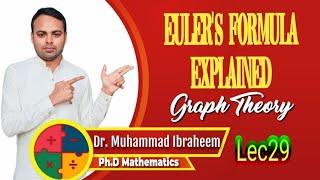 What Is Euler’s Formula? Explained for Planar Graphs, #GraphTheory Lec29