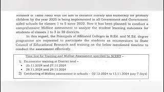 TNTEU NEW CIRCULAR B.Ed/M.Ed: ALL AFFILIATED COLLEGES