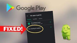 Solved- Google Play Store Error Checking For Updates Android | Best Tutorial | Android Data Recovery