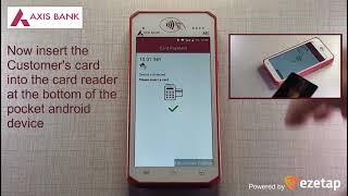 Axis bank pocket android pos machine A80