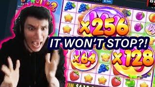 BIG WIN on STAKE ($1M+) | Trainwreck Fruit Party Twitch Streamer Live Gambling Clip