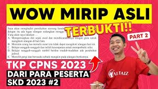 BOCORAN SOAL CPNS 2023 TKP