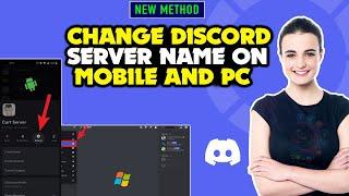 How to change discord server name on Mobile and PC