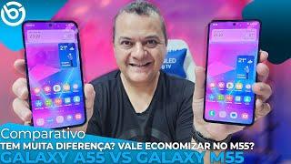 Galaxy A55 VS Galaxy M55 | A Verdade é Que UM DELES É BEM MELHOR! Comparativo