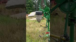 A massive HORNET nest hit and run!  #hornets #hornetnest #wasps #yellowjackets #insects #bees