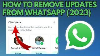 How to Remove Channels From WhatsApp (2023) | Delete WhatsApp Channel Updates