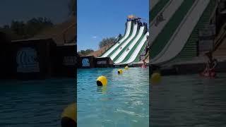 Mabo's front flip from the water slide at Waco Surf