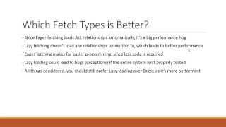 Hibernate Lazy Fetch vs Eager Fetch Type