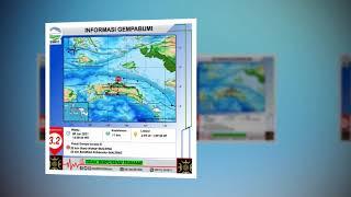 TERKINI -  Pulau Ambon & Wahai Maluku Tengah Bergetar