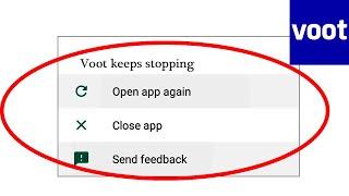 Voot App Keeps Stopping Error In Android & Ios - App Not Working Problem Solved