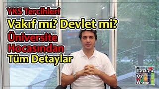 ÜNİVERSİTE TERCİHİ, VAKIF Üniversitesi mi DEVLET Üniversitesi mi? Bilmeniz Gereken Tüm Detaylar