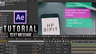 Tutorial After Effect Text Message