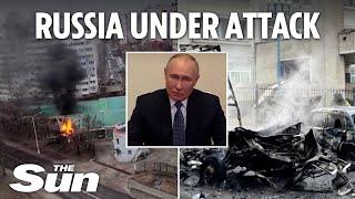 Ukraine blitzes Russian city & unleashes massive cyber attack amid sham Putin elections