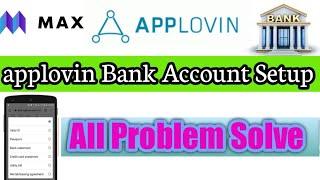 How to set up a bank account at Applovin.