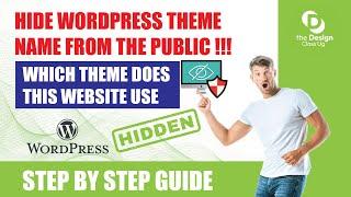 How to Hide WordPress  Theme Name and Plugins 2024