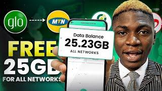 FREE 25GB DATA For All NETWORKS (CLAIM NOW‼️) - Free Data Bundle Trick | Data Trick For All Networks