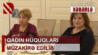 Qadın hüquqları müzakirə edilib