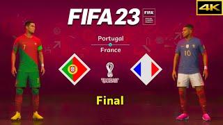 FIFA 23 - PORTUGAL vs. FRANCE - FIFA World Cup Final - Ronaldo vs. Mbappé - PS5™ [4K]