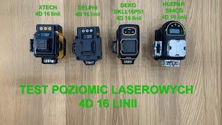 Test Poziomic Laserowych 4D 16 Linii: HILDA(np. XTECH, DELPHI, BIGSTREN), DEKO DKLL16PS1, HUEPAR