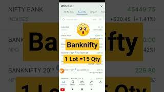 Banknifty Lot Size Changed / अब Banknifty में 15 Qty का एक Lot