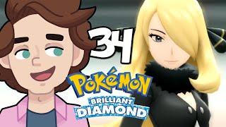 CYNTHIA DESTROYS ME - Pokemon Brilliant Diamond - Part 34 (Blind)