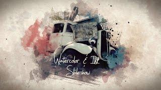 Watercolor & Ink Slideshow - After Effects Template