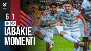 23. kārta: Riga FC 6:1 FS Jelgava (Labākie momenti)