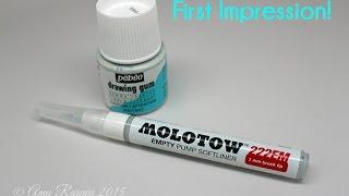 Molotow Marker w Liquid Frisket : First Impressions