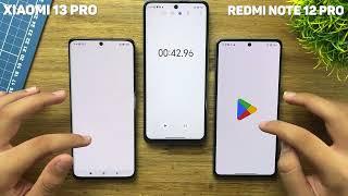 XIAOMI 13 PRO VS REDMI NOTE 12 PRO - FIRST SPEED TEST