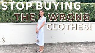 How to stop WASTING MONEY on CLOTHES you DON'T WEAR!