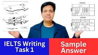 IELTS Writing Task 1 - Maps: Sample Answer By Asad Yaqub