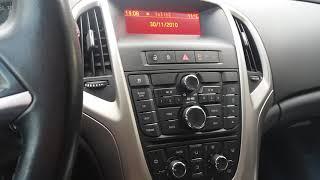 How to setup and change date and time astra j cd400