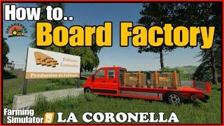 LA CORONELLA fs19 Laminate Boards factory farming simulator 19