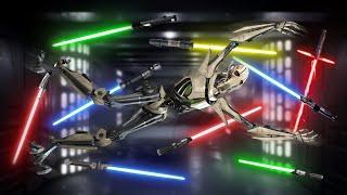 General Grievous collecting lightsabers for 4 minutes straight