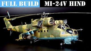 MI-24V HIND 1/48 ZVEZDA scale model aircraft building