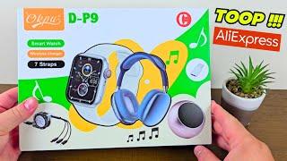 KIT DE SMARTWATCH D P9 DO ALIEXPRESS - PRODUTO GARIMPADO E DIFERENCIADO