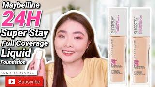 Magandang Liquid Foundation! | Maybelline 24H Super Stay Liquid Foundation REVIEW | Keem Enriquez