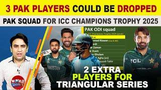 Pakistan squad for ICC Champions Trophy 2025 | 3 players likely to be dropped