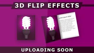 How's It??? 3D Flip Hover Effects - Pure Html CSS 3D Flipping Image - Uploading SOON